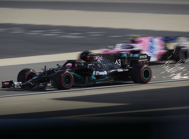 George Russell Sets Sakhir Practice Pace In Absence Of Bedridden Lewis Hamilton Newschain