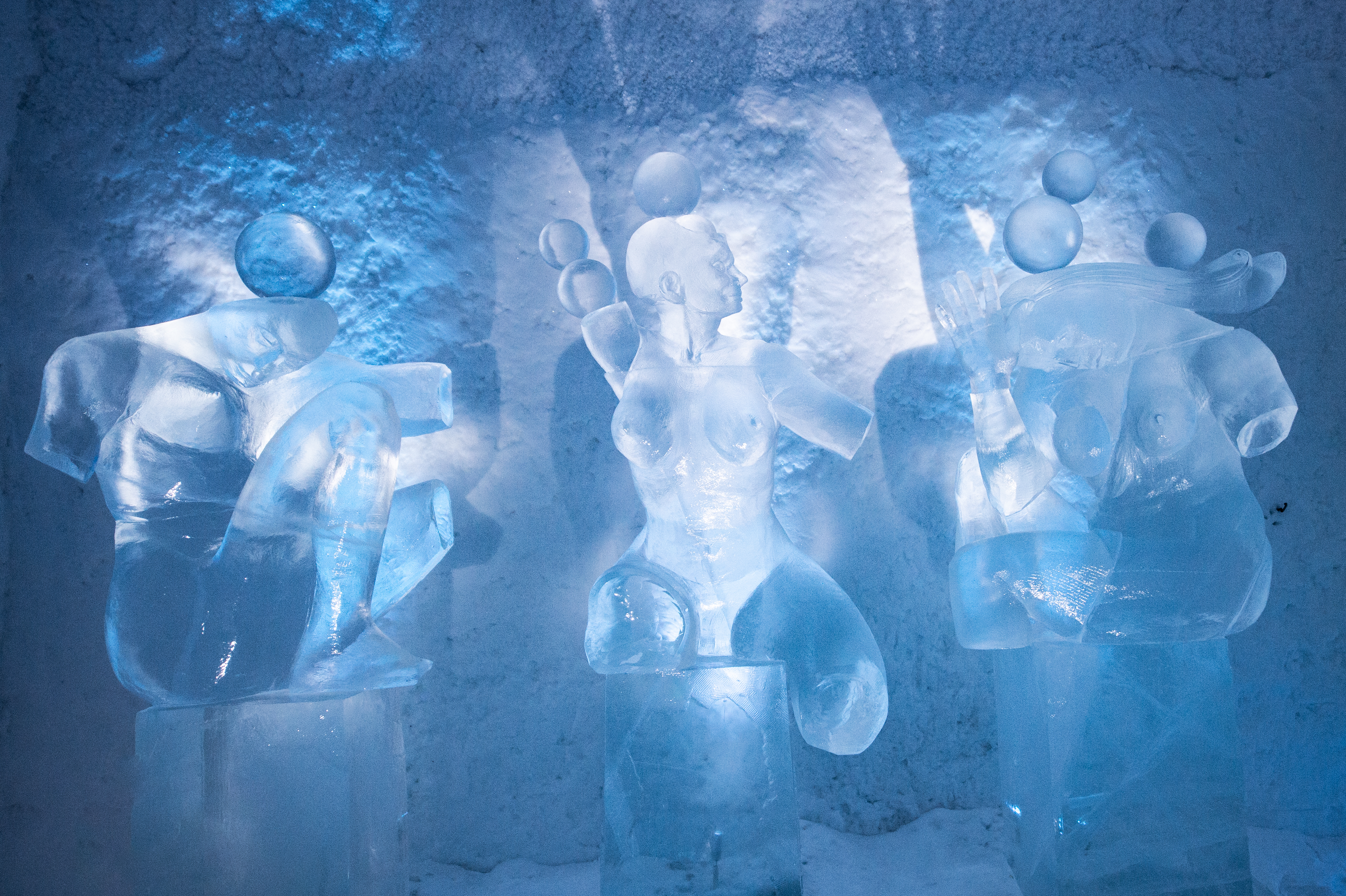 Icehotel скульптуры