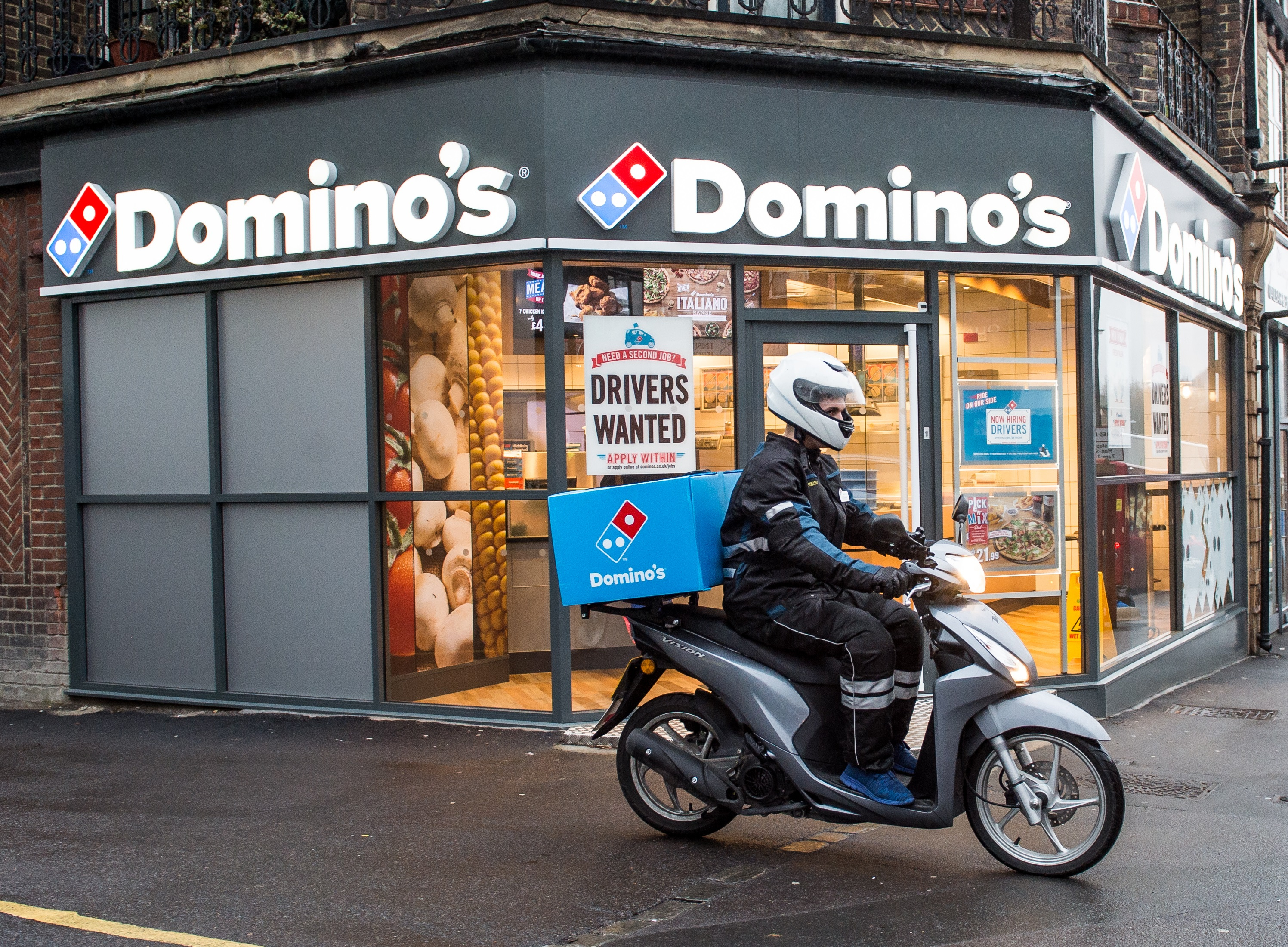 domino's bike