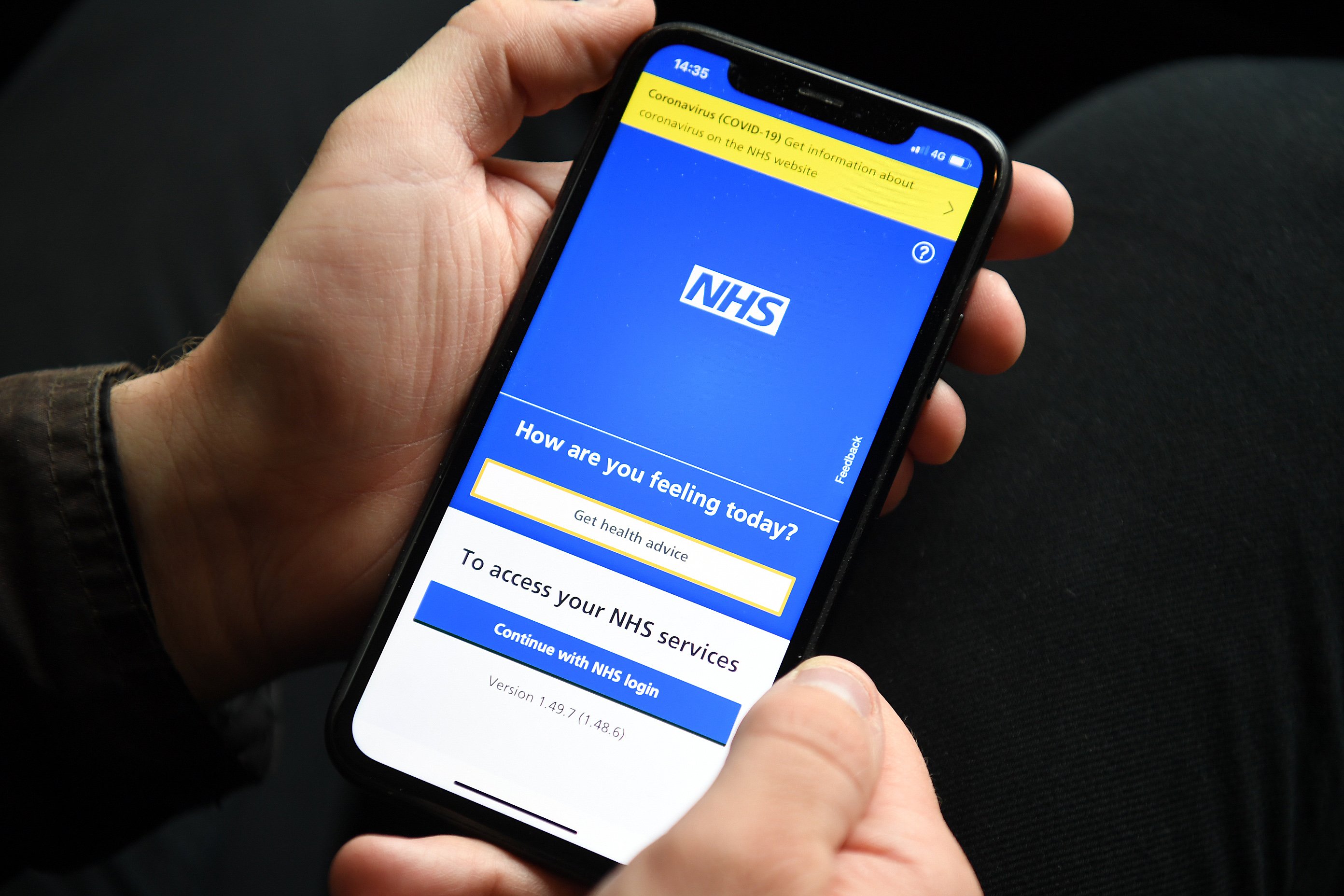 Hancock praises NHS app after 1.3m people register since ...