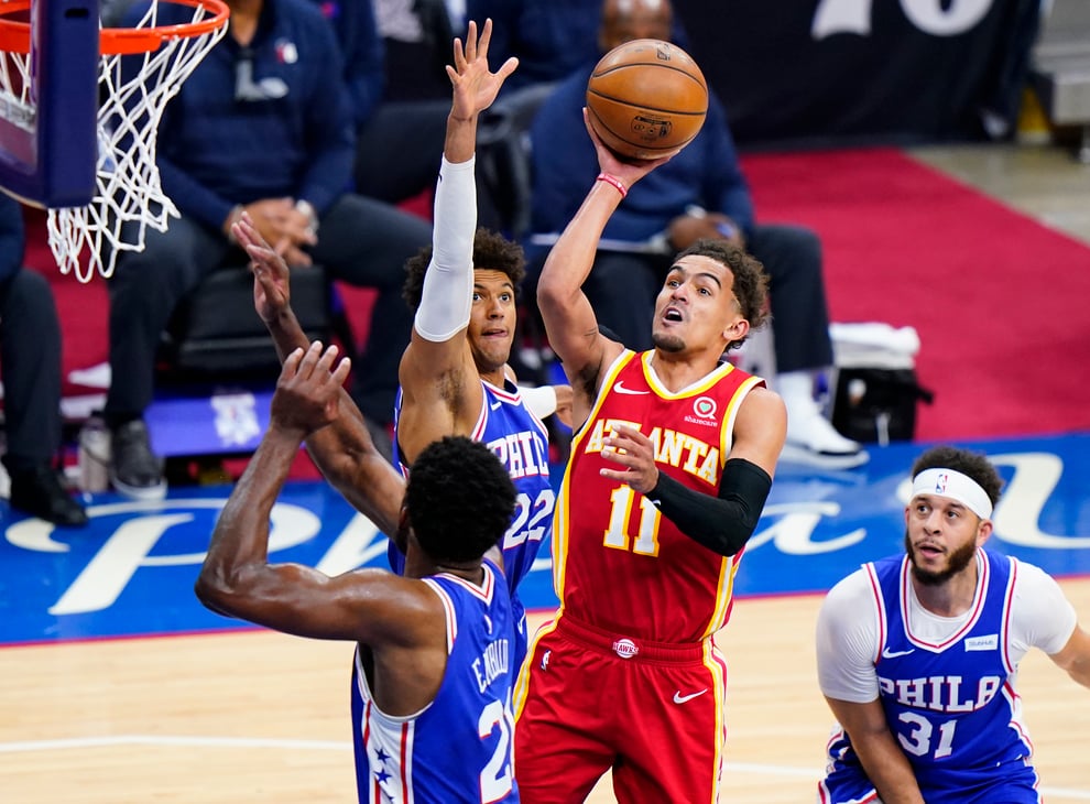 Atlanta Hawks capitalise on Philadelphia 76ers collapse to ...