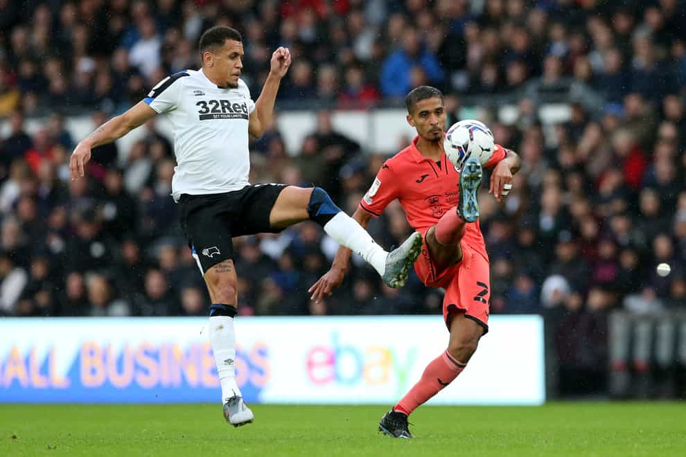 Derby and Swansea played out a goalless draw (Barrington Coombs/PA)