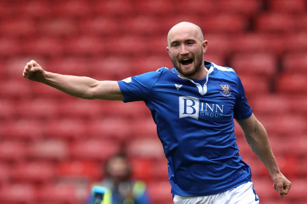 Christopher Kane netted a first-half brace for St Johnstone (Andrew Milligan/PA)