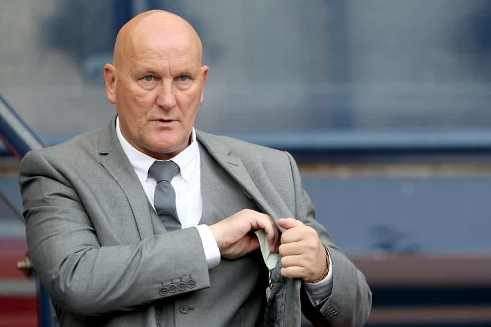 Ayr manager Jim Duffy saw his side well beaten at Firhill (Jane Barlow/PA)