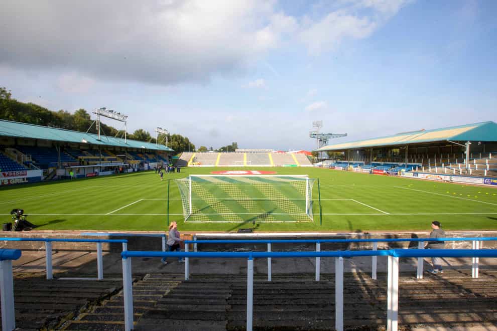 Cappielow, where Morton drew 2-2 with Arbroath (PA)