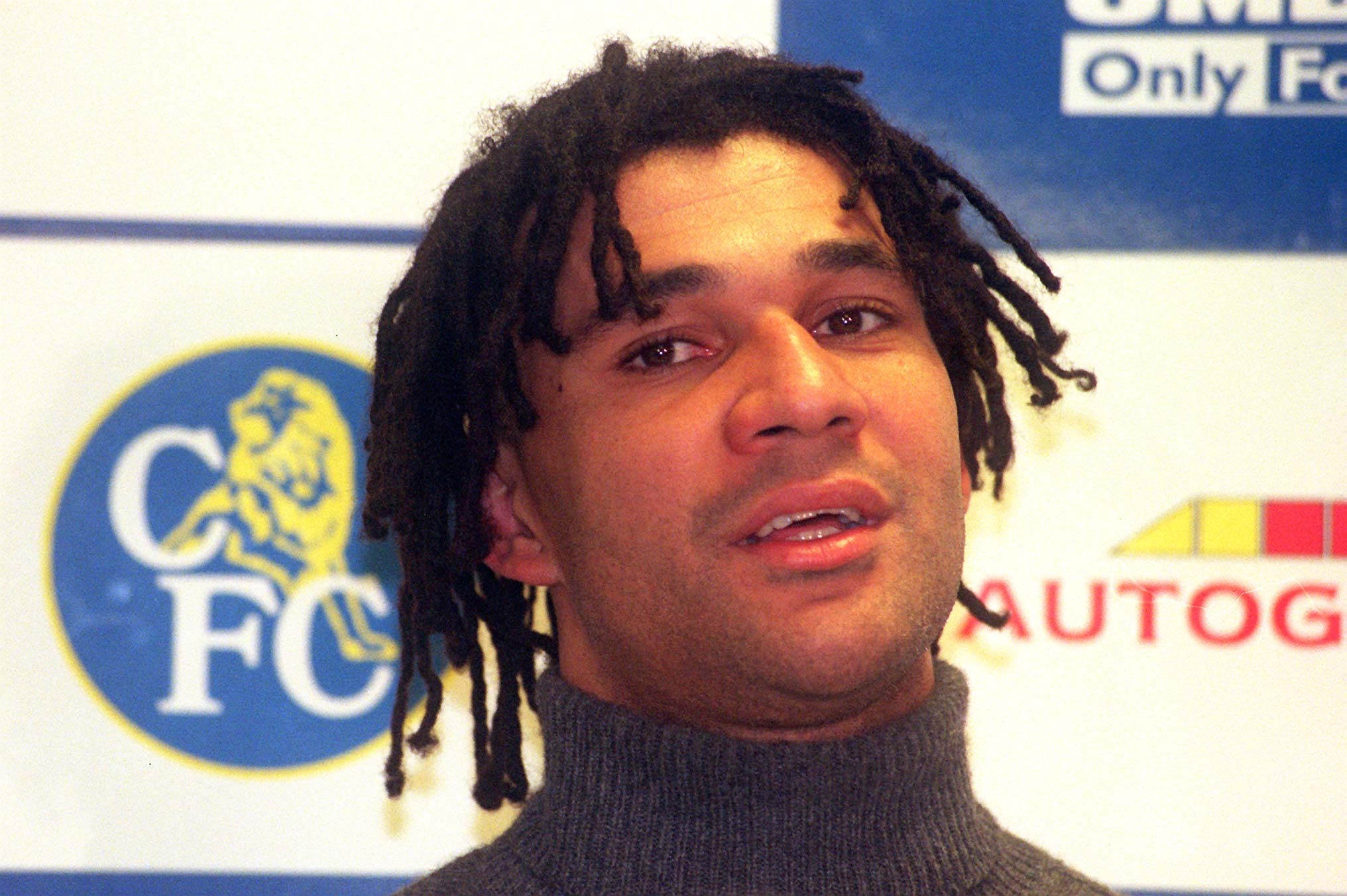 Chelsea manager Ruud Gullit at the clubs training ground