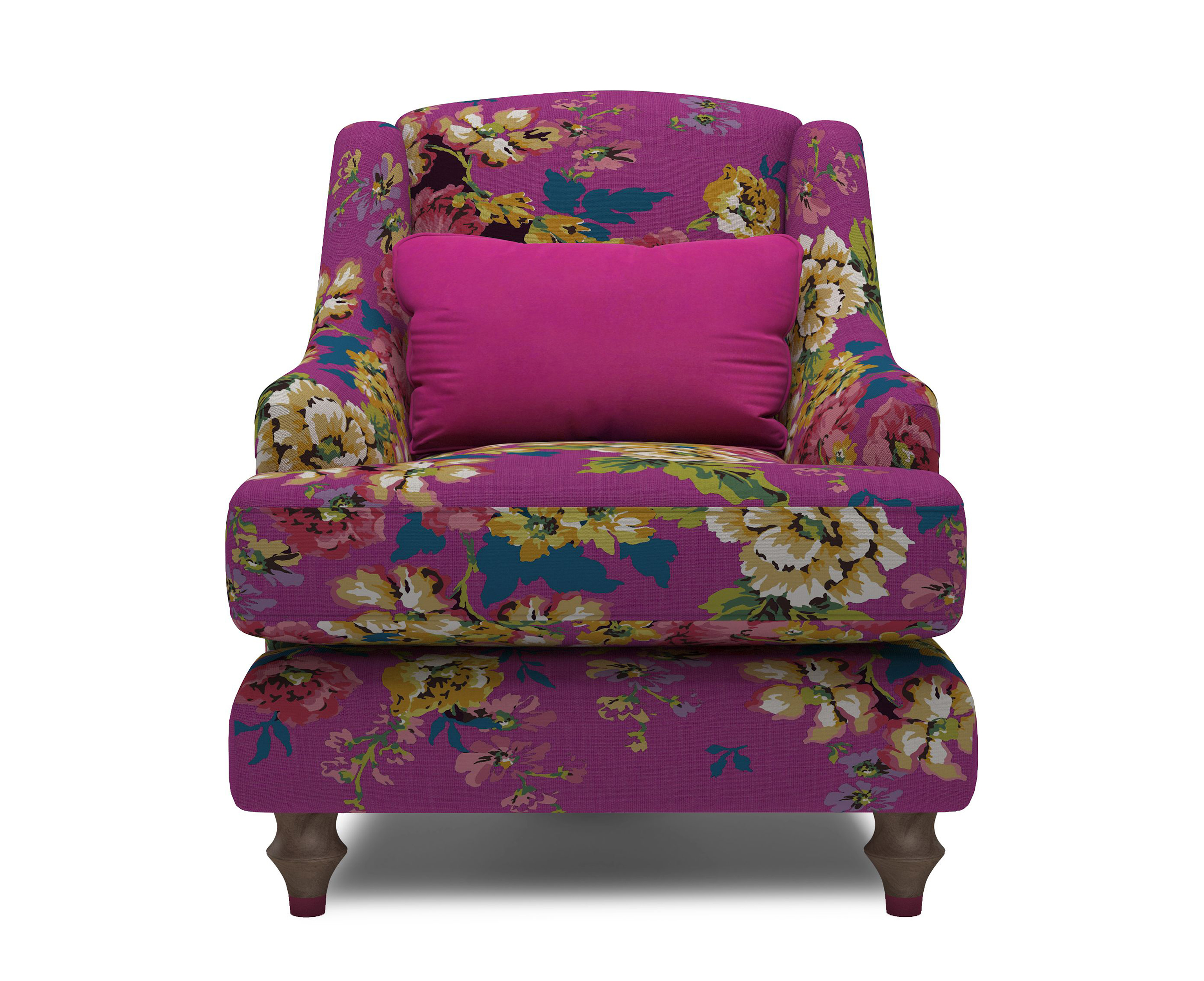 dfs floral armchair