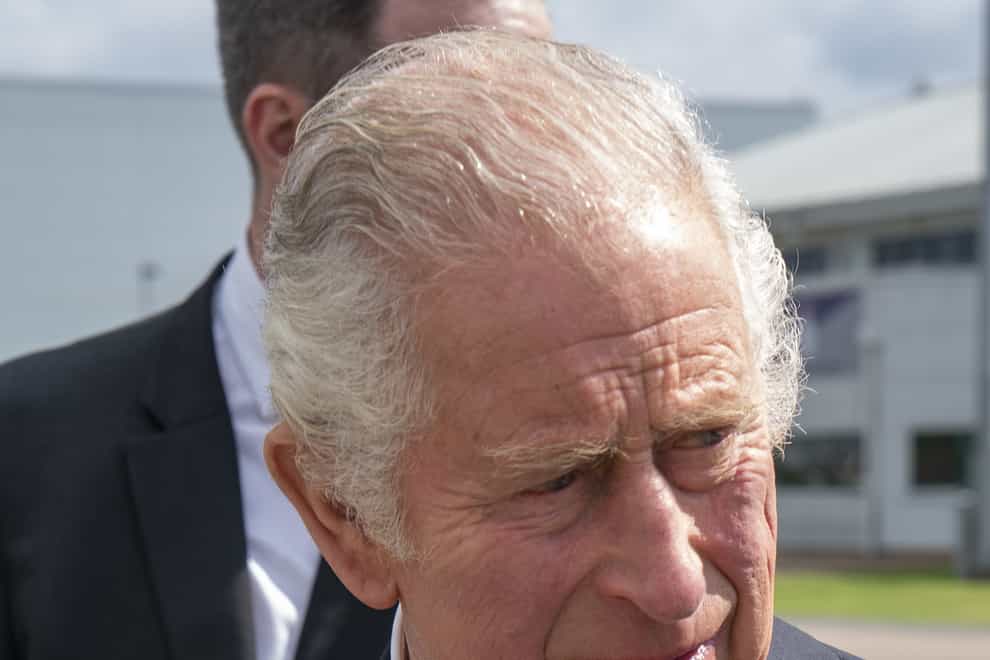 King Charles III arriving at RAF Northolt in London as he and the Queen travel from Balmoral to London following the death of Queen Elizabeth II on Thursday. Picture date: Friday September 9, 2022.
