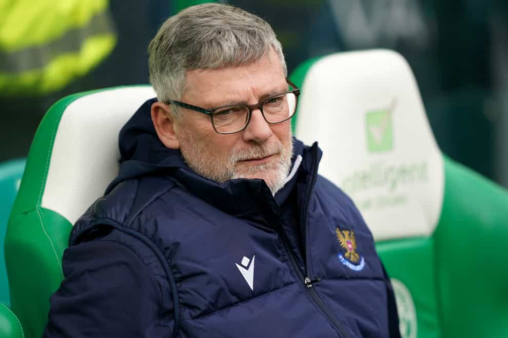 Craig Levein praised St Johnstone after their late comeback (Andrew Milligan/PA)