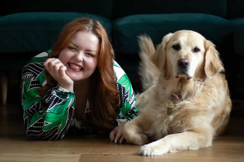 Lucy Edwards’ relationship with make-up shifted when she became blind (Oliver Edwards Cave/PA)